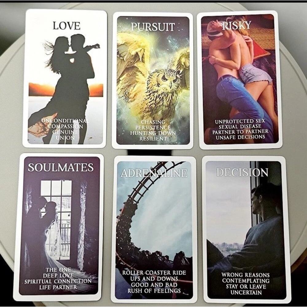 Oracle Deck Mystic Black Rose (for Love and Relationship)